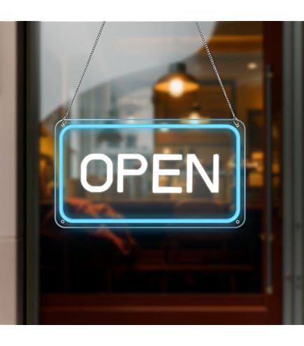 Amazon | Ledoversea ネオンサイン 屋外 open オープン ネオン看板 led