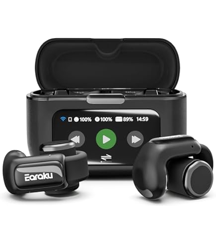 Amazon.co.jp: Earaku(イアラク) オープンイヤーイヤホン【DSP