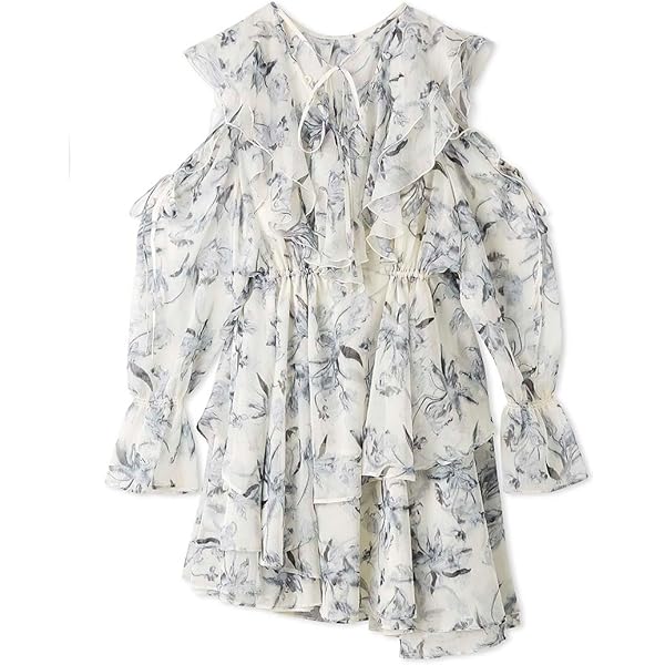 Amazon.co.jp: [スナイデル] プリントフリルシフォンミニワンピ