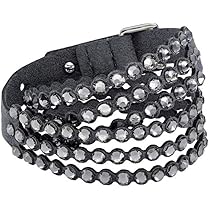 Amazon | [Swarovski] スワロフスキーレディースレザールック