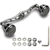 Amazon | HEIGHTEN 130/120mm リール ハンドル 32mmノブ搭載
