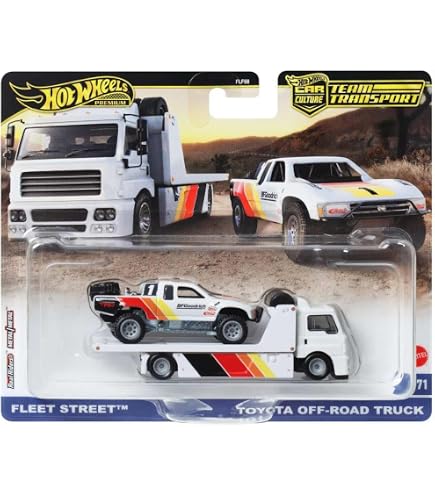 Amazon.co.jp: Hot Wheels Team Transport '18 Toyota 4RUNNERと'89