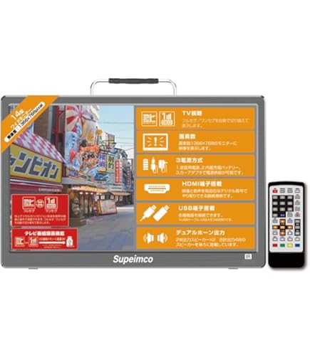 FUZE防水12inchフルセグワンセグテレビDVDプレーヤー付 PDV1200IP 防水12icnhフルセグ・ワンセグテレビ SD/USB付