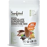 サンフードスーパーフーズ(Sunfood Superfoods) オーガニック チョコレート スーパーフード スムージーミックス 227g 1袋