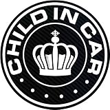 CHILD IN CARマグネット（ホワイト）