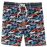 OshKosh B'gosh(オシュコシュ ビゴッシュ) マーリン柄スイムトランクス(Navy)/男の子水着スイムウェア 12M(9-12ヶ月) [並行輸入品]