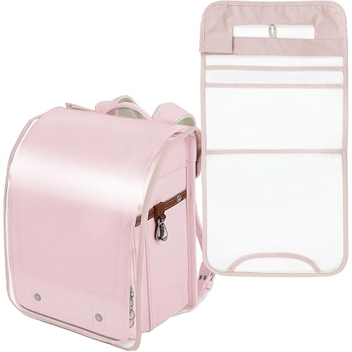 ランドセルカバー 透明 女の子 男の子 おしゃれ 防水 雨 白くなりにくい シンプル 高耐久 傷つきにくい 大きめ 外れない 固定 高学年 保護 無地 厚手0.4mm くすみカラー 検査済み 国内企画 hugmuu