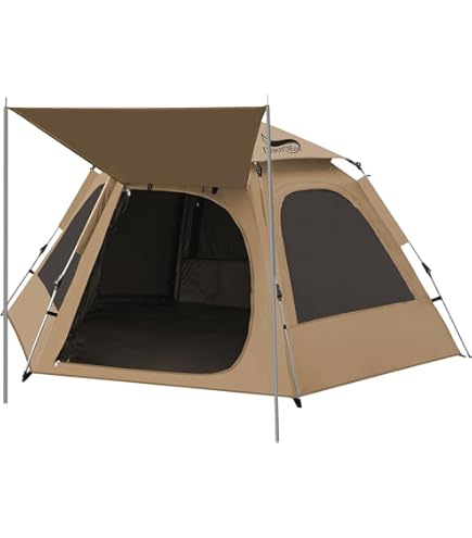 Amazon.co.jp: DesertFox テント ワンタッチ 1-2人用 3秒で