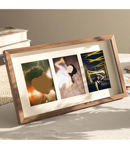 3サイズセット(バラ売り可)木製フレーム / 額縁 木製額縁 FW-04 ブラウン 6切サイズ - ハクバ写真産業