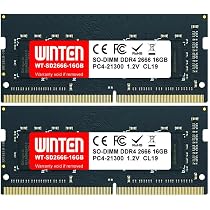 Amazon.co.jp: WINTEN ノートPC用メモリ DDR4-2666 32GB（16GB×2枚