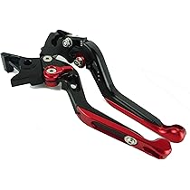 Amazon | H141黒/赤 ホンダ ブレーキ クラッチレバー 6段階調整