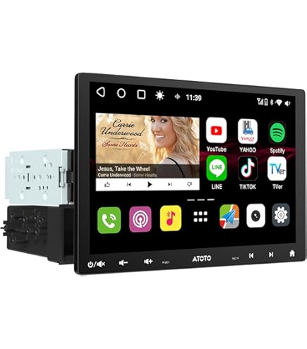 ATOTO ポータブルカーステレオ 7インチ P907PR-S2 Amazon.co.jp: ATOTO P907PR 7インチ QLED ワイヤレスポータブル 7
