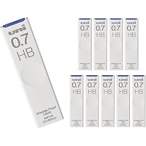 Amazon.co.jp: 三菱鉛筆 シャープペン芯 uni ユニ 0.5 HB 10個 ハコ