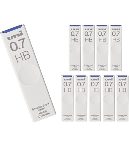 Amazon.co.jp: 三菱鉛筆 シャープペン芯 uni ユニ 0.5 HB 10個 ハコ