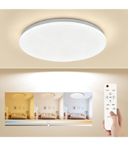 Amazon.co.jp : LEDシーリングライト 6～8畳 28w 無段階調光・調色