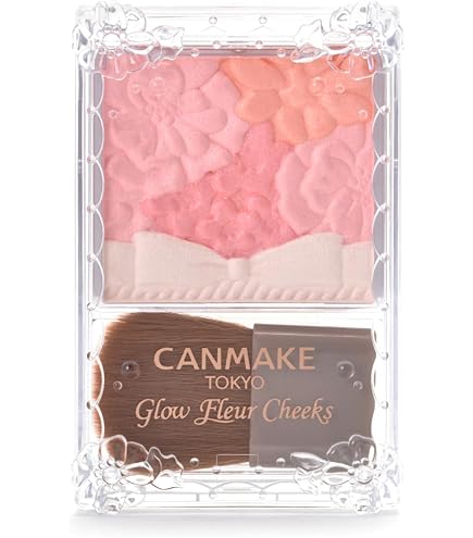 Amazon | キャンメイク グロウフルールチークス06 ミルキーレッド