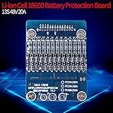 13V 48V 20A Li-ionセル18650バッテリ保護BMS PCBボード（バランス機能付き）