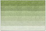 Harman Gradient Microfiber Chenille Bath Mat, Green