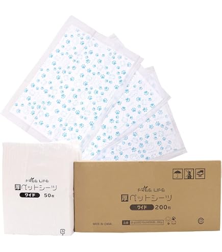 Amazon | フリーリー ペットシーツ 薄型 ワイド (6 (ワイド 600枚