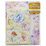 Amazon ディズニー 公式 レターセット ディズニー プリンセス ジュエル Disney 文房具 手紙 便箋 アリエル ラプンツェル シンデレラ ベル グッズ 正規品 おもちゃ おもちゃ