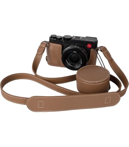 Leica デジタルカメラ ライカD-LUX6 専用本革ケース付き GARIZ、「ライカD-LUX 6」用のレザーボディケース - デジカメ
