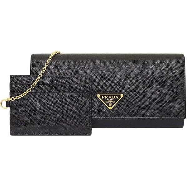 Amazon | PRADA(プラダ) SAFFIANO METAL OROメタルロゴ付きラウンド 