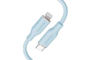 Anker PowerLine lll Flow USB-C & ライトニング ケーブル MFi認証 Anker絡まないケーブル USB PD対応 シリコン素材採用 iiPhone 14 / 14 Plus / 14 Pro / 14 Pro Max