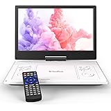 【2023年強化版】 ポータブルDVDプレーヤー 15.9型 BOIFUN 14.1インチ超大画面 dvdプレーヤー ポータブル 車載 1280*800 液晶 5000mAh大容量バッテリー 6時間超長再生 リージョンフリー TV同期再生 270°回
