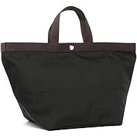 [エルベシャプリエ] トートバッグ Lサイズ レディース Herve Chapelier 725C 0969 NOIR／MOKA ブラック [並行輸入品]