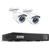 Amazon.co.jp: ZOSI 200万画素防犯カメラシステム 8CH H.265+