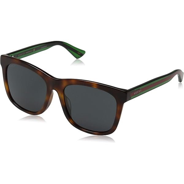 Amazon | Gucci GG0746S ブラック ワンサイズ, ブラック/グレー