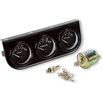 Amazon.co.jp: Kanoan トリプル ゲージ キット 3連 メーター 52mm 電圧
