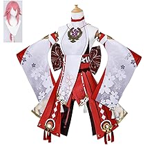 Amazon.co.jp: 豪華版 八重神子 コスプレセット 原神 げんしん