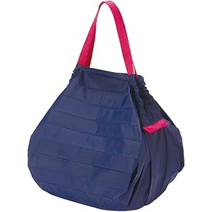 マーナ(MARNA) Shupatto(シュパット コンパクトバッグ M ネイビー 一気ににたためるエコバッグ S438…