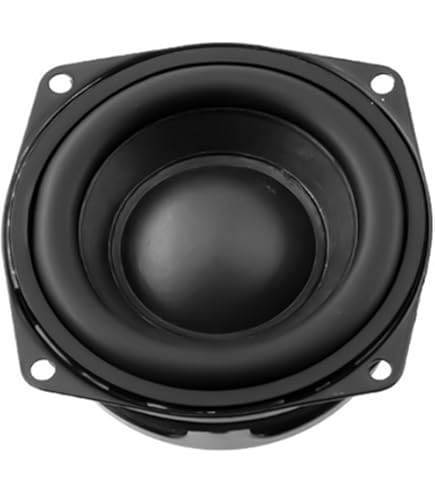 Amazon | 53mm四角いサブウーファースピーカーパート4Ω音楽システムの
