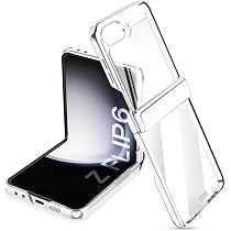 Amazon.co.jp: OURJOY Galaxy Z Flip6 用 ケース ヒンジ保護 電気