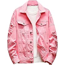 CANCER DENIM BZ デニムブルゾン ピンク Sサイズ LAGUA GEM（ラグアジェム）の「CANCER DENIM BZ デニムブルゾン