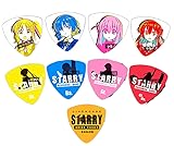 5枚ギター ピック エレキギター【非公式】 後藤ひとり 山田リョウ 喜多郁代 収納ケース付き 人気音楽 楽器モチーフ かわいい 絶妙なクラフト 贈り物 コスチューム道具 応援 萌えグッズ (c)