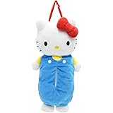 モリピロ(MORIPiLO) ふわふわマルチケース ティッシュカバー ハローキティ ブルー 16x44x10cm【公式キャラクターグッズ】柔らかな肌触り 吊り下げ 壁掛け 車用 ぬいぐるみ 可愛い サンリオ SANRIO 4620650