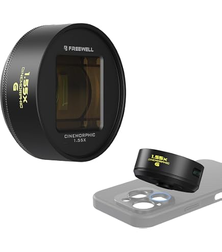 Amazon.co.jp: Freewell 1.55倍アナモルフィックレンズ（17mmマウント