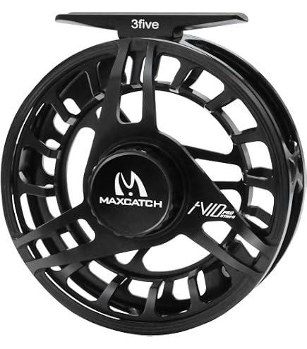 Amazon | Maxcatch AVID PRO ニンフ フライリール CNC機械加工 ラージ