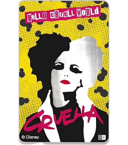 Amazon.co.jp: ディズニー映画『Cruella』/ICカードステッカー
