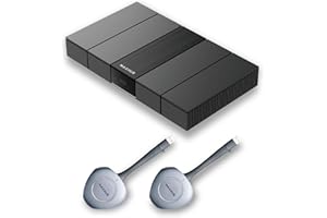 MAXHUB Mirroring BoxⅡ ボタンを押すだけで簡単投影 ミラーリング 画面投影 機器 4K表示対応 最大9画面の同時投影 画面共有 ワイヤレス投影 会議 打ち合わせ 商談 WB05