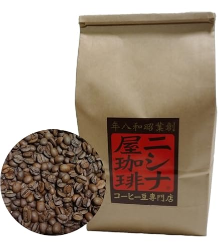 Amazon | ニシナ屋珈琲 ブラジル サントス No.2 焙煎 コーヒー豆