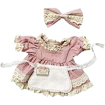 Amazon.co.jp: niannyyhouse 30cmぬいぐるみ用衣装 チェック柄