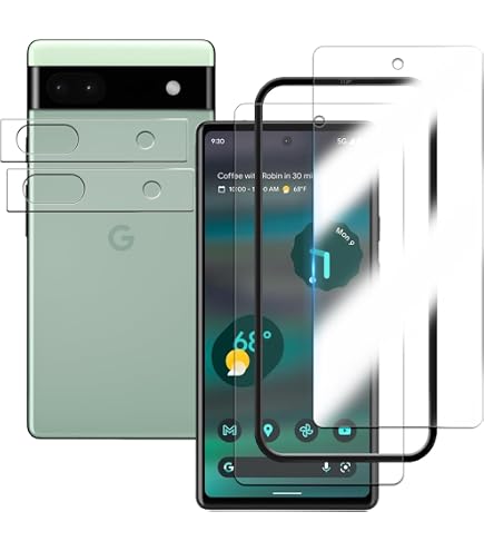 Amazon | KPNS 日本旭硝子素材採用 google pixel 6a 用の ガラス