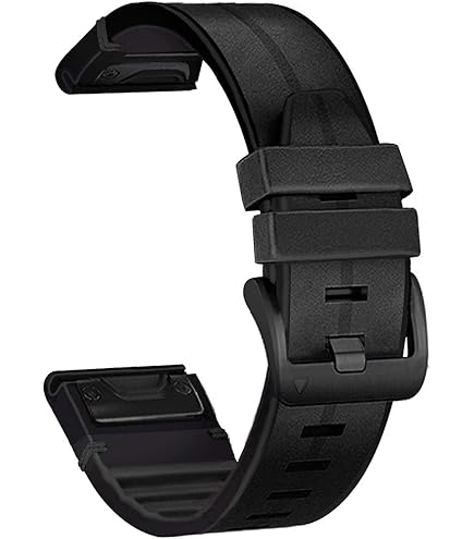 Amazon.co.jp: Garmin QuickFit 22 腕時計バンド - ブラックレザー