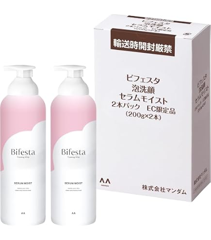 Amazon | Bifesta(ビフェスタ) 炭酸 泡洗顔 モイスト ヒアルロン酸