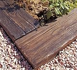 コンクリート製枕木 リアルウッドランバー3枚組【床材】LY-300（300*200*60）