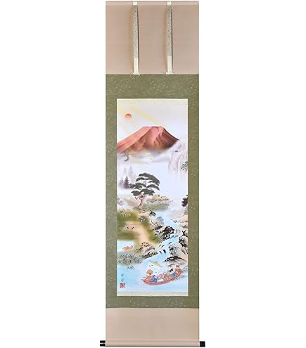 中国水墨画 掛け軸 宋文治 江南春色 中堂掛け軸 装裱済み／鑑賞用／山水画 中国水墨画 掛け軸 宋文治 江南春色 中堂掛け軸 装裱済み／鑑賞用／山水画